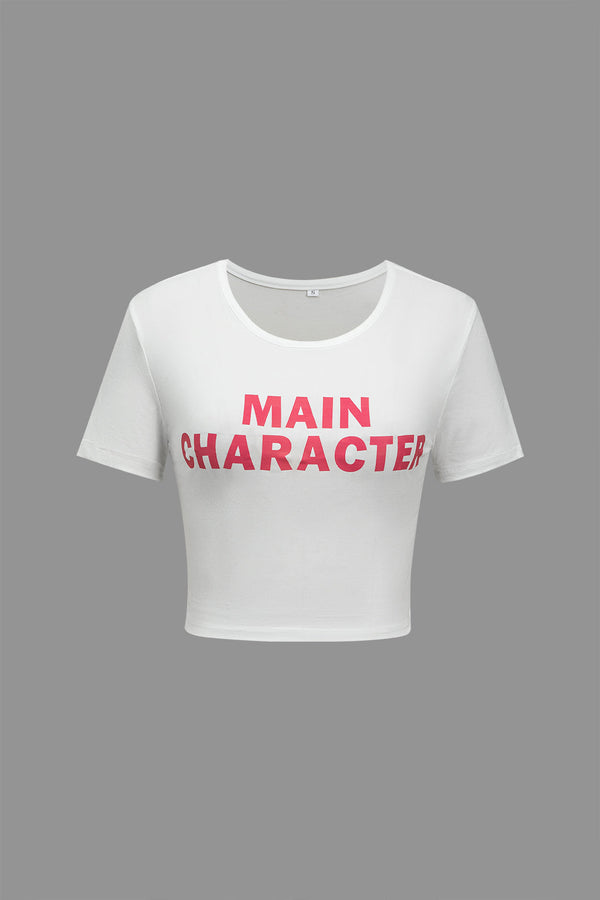 Gweeks - Main Character Crop T-Shirt - gweeks.com