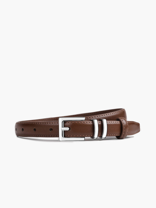 Gweeks - Minimal Elegance İnce Deri Kemer - gweeks.com