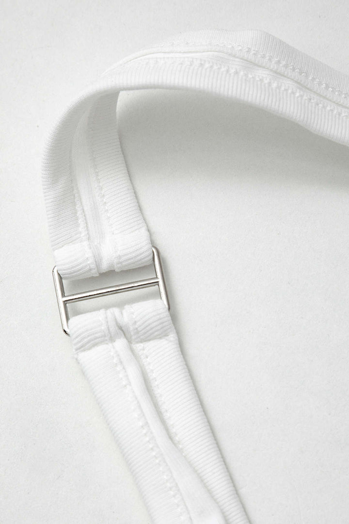 Gweeks - Minimalist Halter Yaka Bluz - gweeks.com