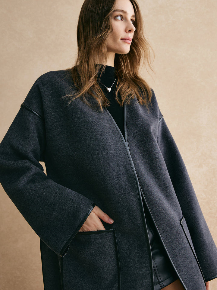 Gweeks - Modern Wrap Belted Ceket - gweeks.com