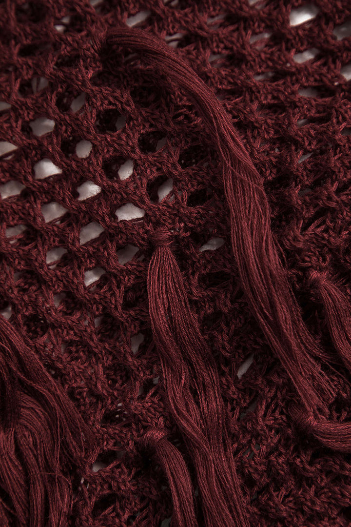 Gweeks - Mystic Fringe Örgü Elbise - gweeks.com