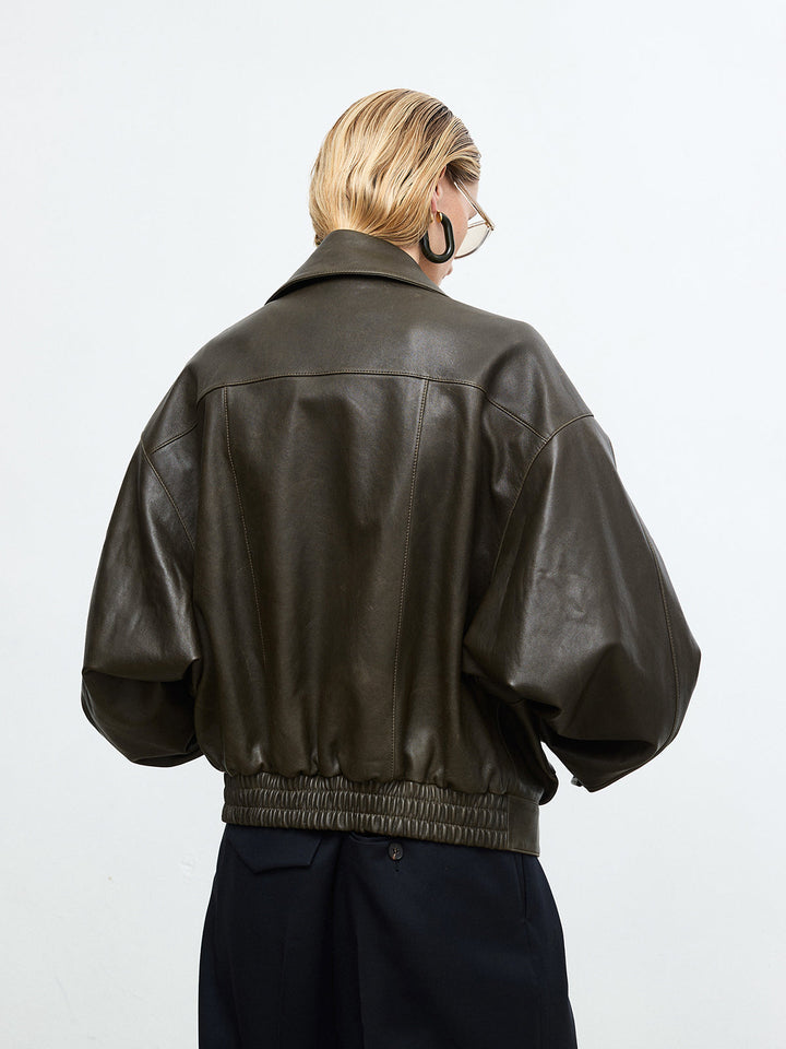 Gweeks - Nightfall Oversized Deri Ceket - gweeks.com