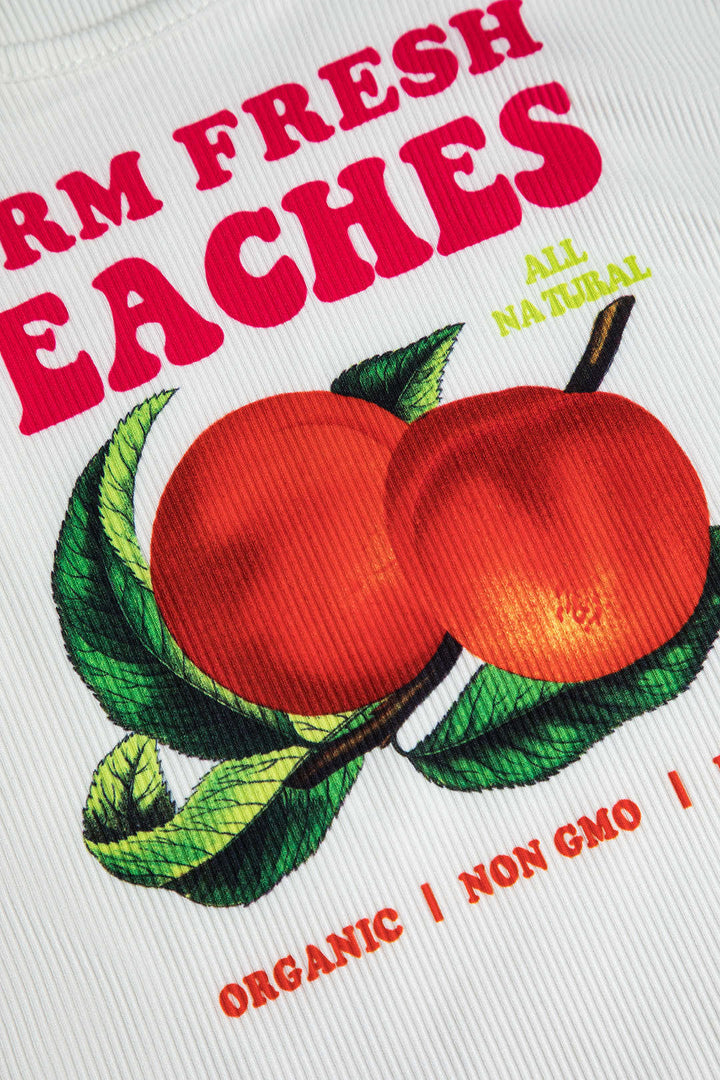 Gweeks - Peachy Farm Crop Top - gweeks.com