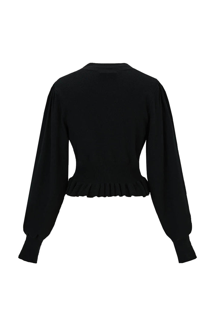 Gweeks - Refined Elegance Peplum Hırkap - gweeks.com