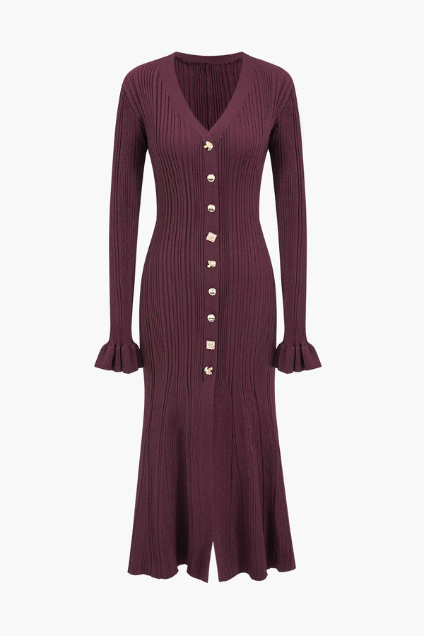 Gweeks - Royal Elegance Knit Elbise - gweeks.com