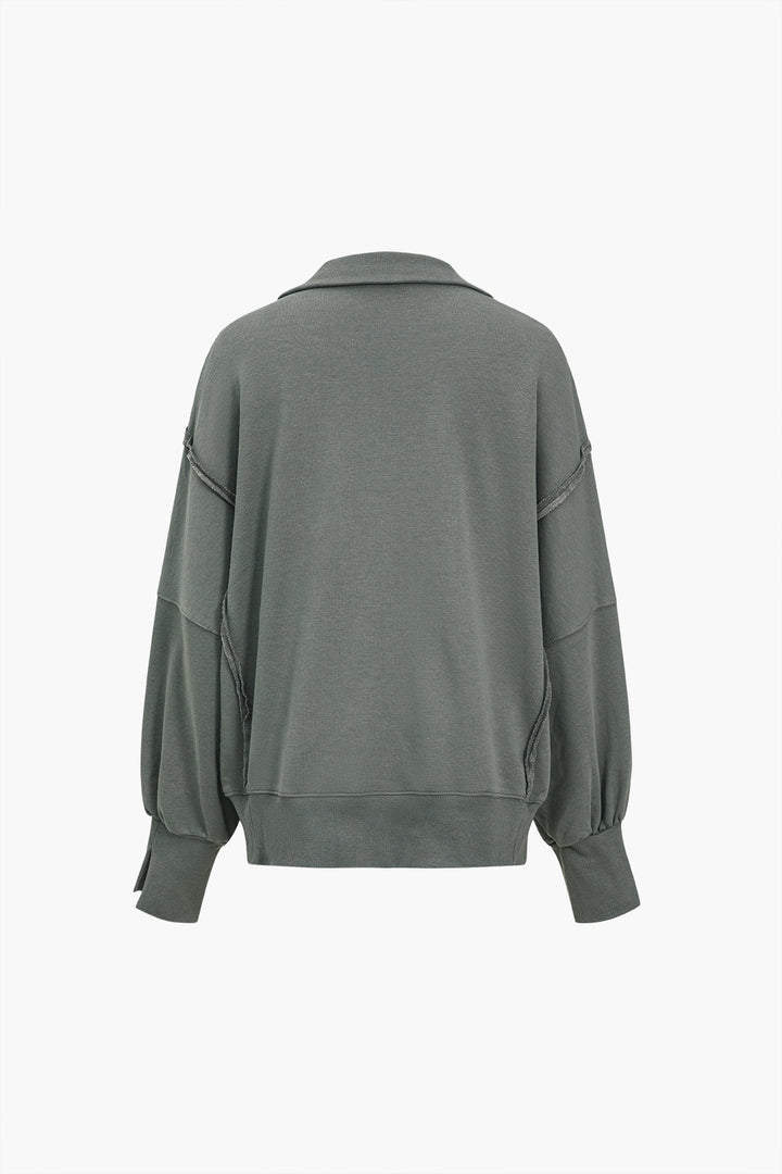 Gweeks - Rustic com.trfort Oversized Sweatshirt - gweeks.com