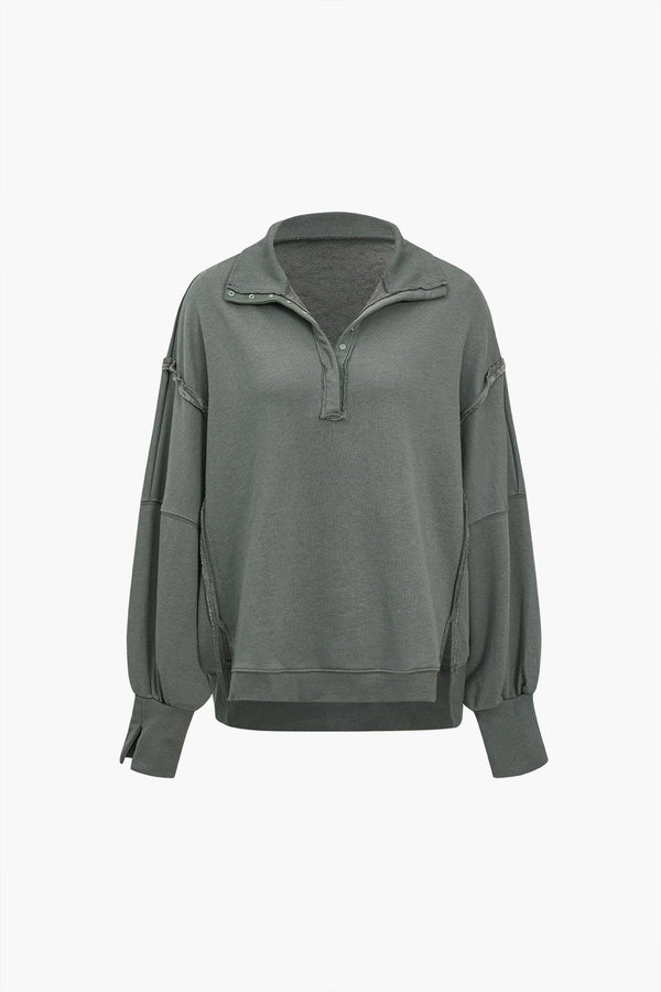 Gweeks - Rustic com.trfort Oversized Sweatshirt - gweeks.com