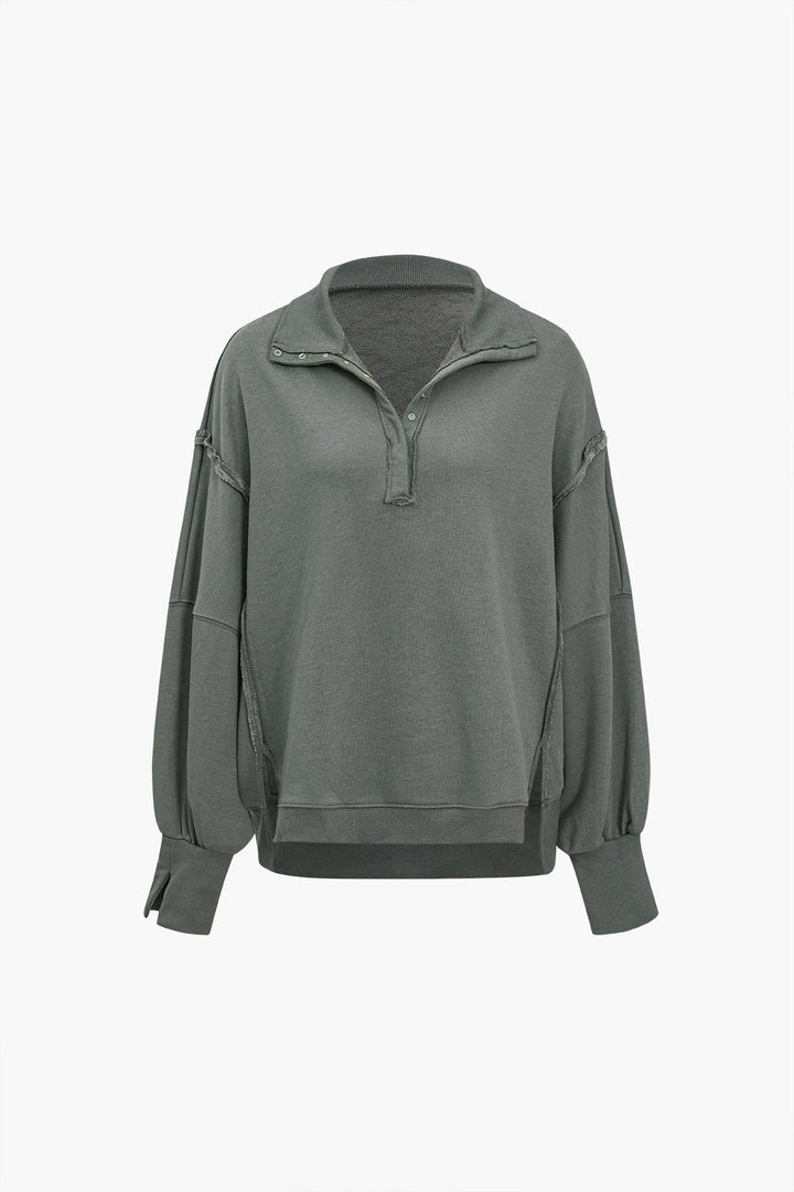 Gweeks - Rustic com.trfort Oversized Sweatshirt - gweeks.com