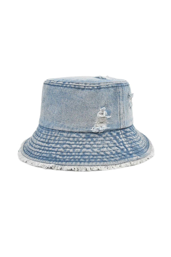 Gweeks - Rustic Denim Bucket Şapka - gweeks.com