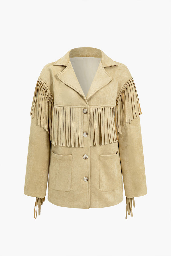 Gweeks - Sahara Fringe Ceket - gweeks.com