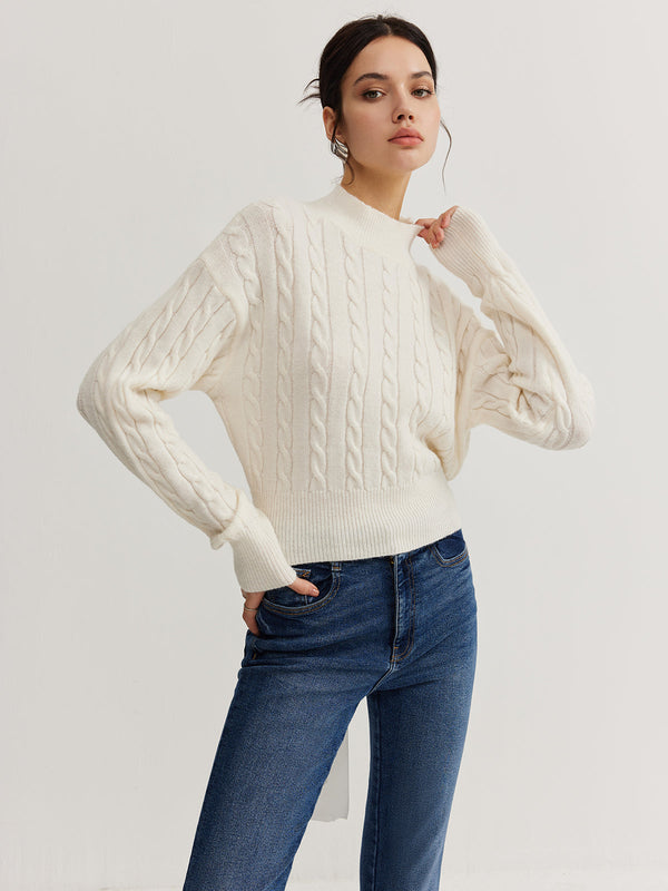 Gweeks - Saten Fiyonk Detaylı Halter Kazak - gweeks.com