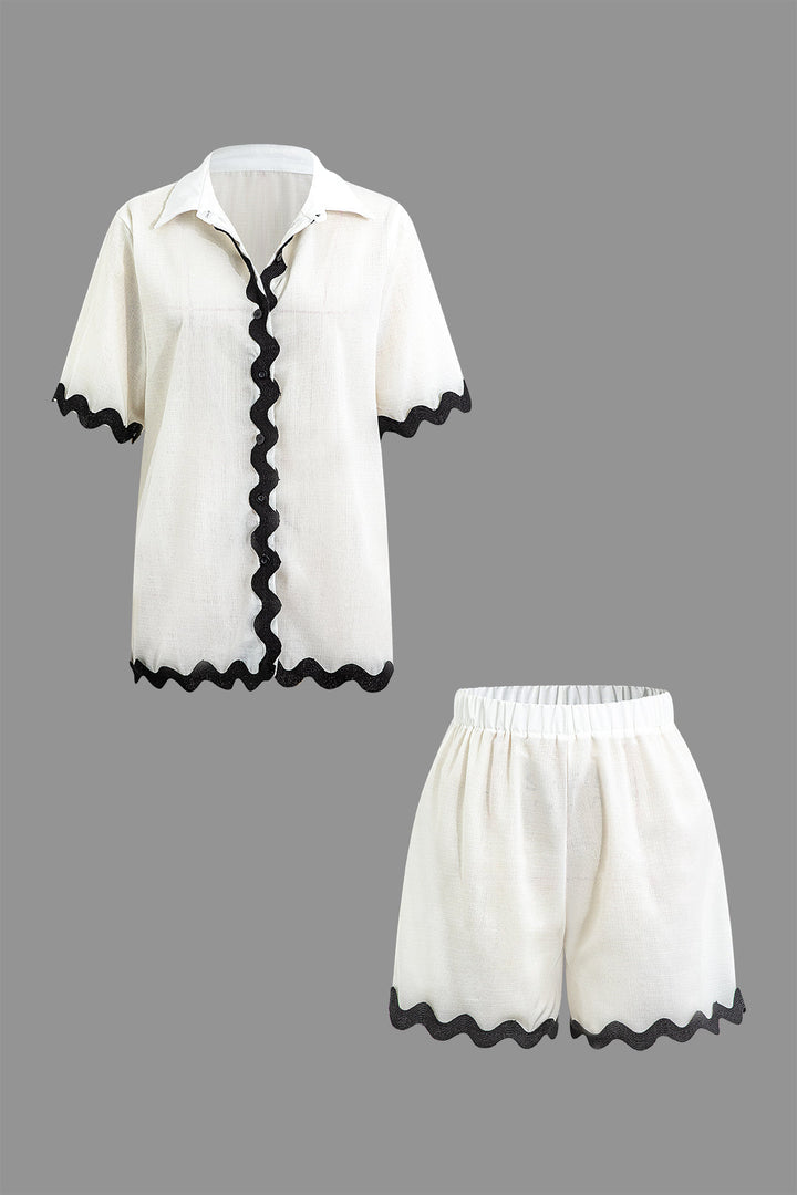 Gweeks - Scalloped Harmony İkili Takım - gweeks.com