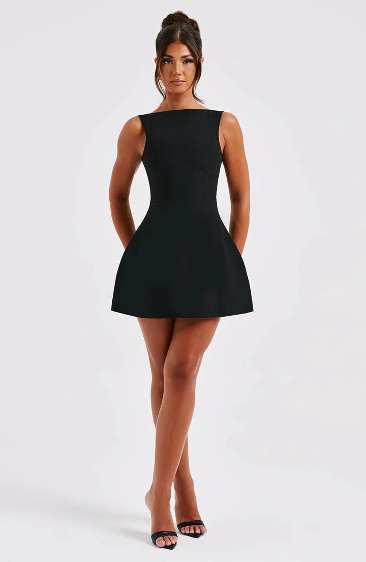 Gweeks - Sculptural Elegance Mini Elbise - gweeks.com