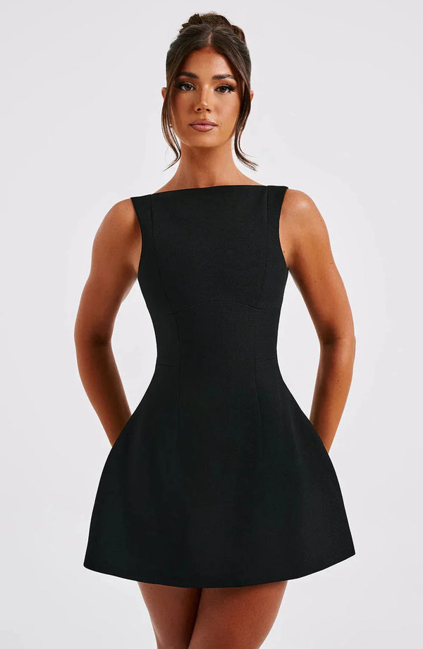 Gweeks - Sculptural Elegance Mini Elbise - gweeks.com