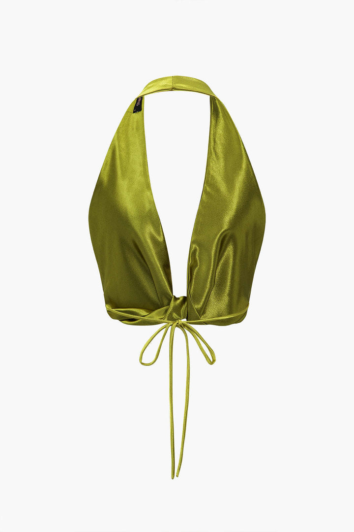 Gweeks - Silky Charm Halter Top - gweeks.com