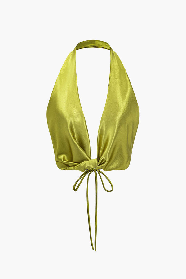 Gweeks - Silky Charm Halter Top - gweeks.com