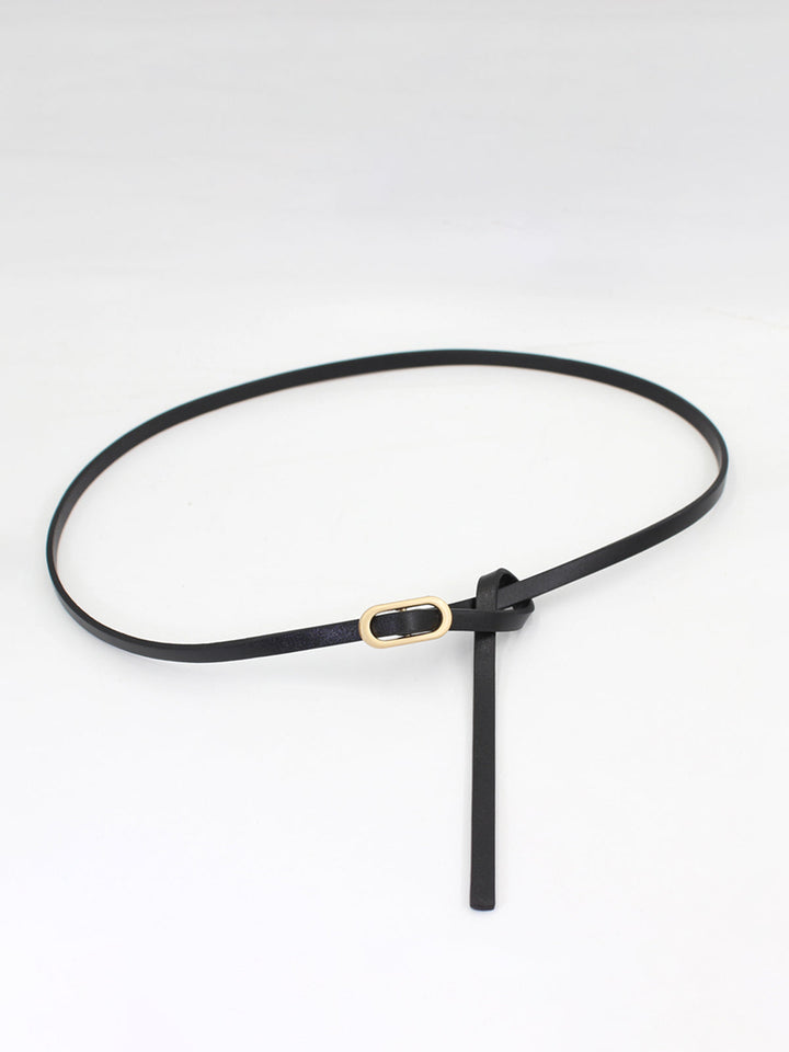 Gweeks - Slim Loop İnce Deri Kemer - gweeks.com