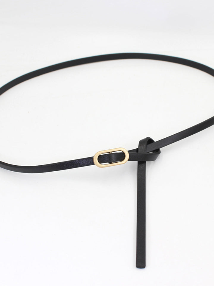 Gweeks - Slim Loop İnce Deri Kemer - gweeks.com