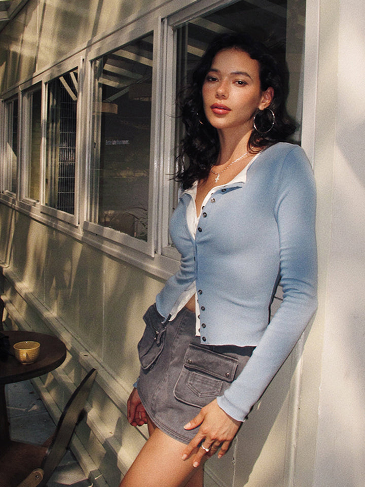 Gweeks - Soft Elegance Layered Hırka - gweeks.com