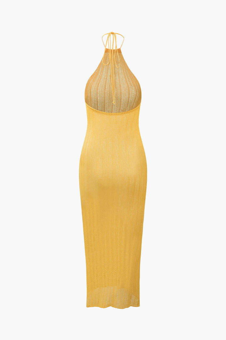 Gweeks - Solaria Halter Knit Elbise - gweeks.com