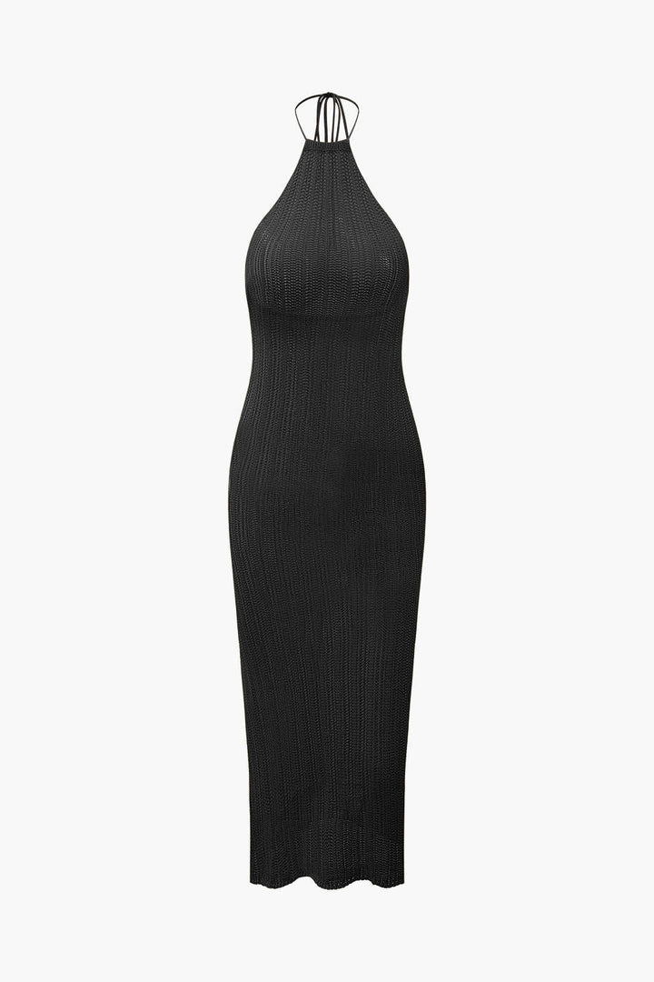Gweeks - Solaria Halter Knit Elbise - gweeks.com