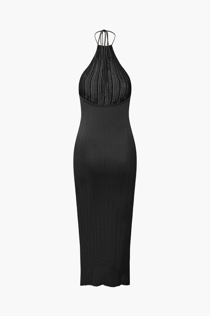 Gweeks - Solaria Halter Knit Elbise - gweeks.com