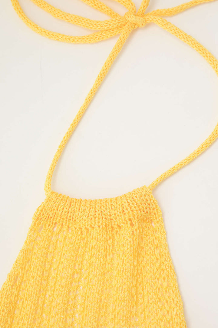Gweeks - Solaria Halter Knit Elbise - gweeks.com