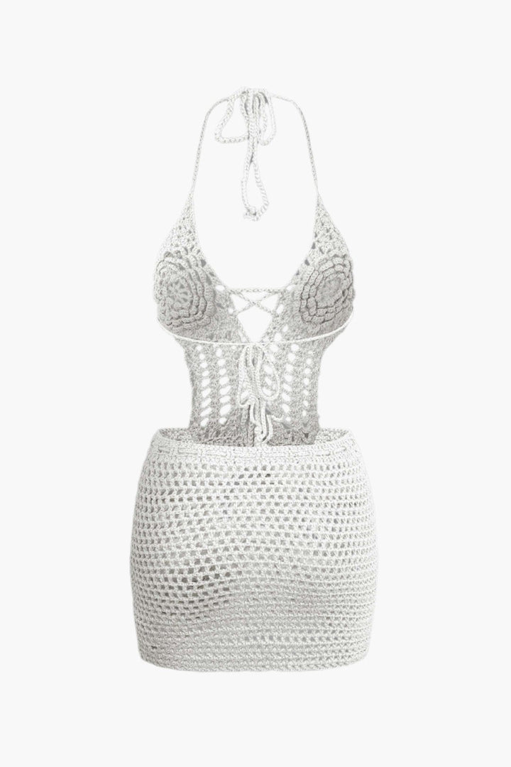 Gweeks - Solstice Crochet Halter Elbise - gweeks.com