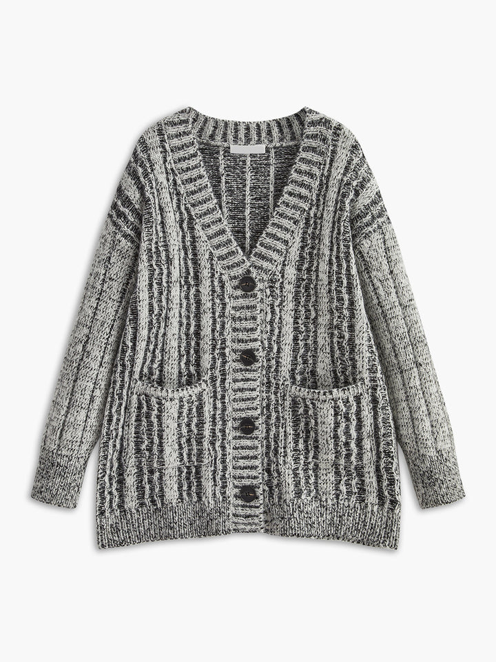 Gweeks - Striped com.trfort Hırka - gweeks.com