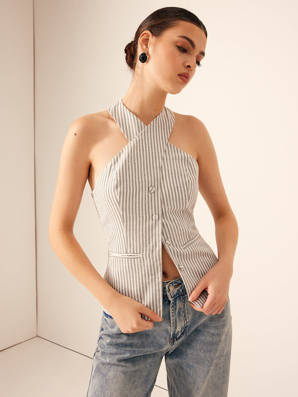 Gweeks - Striped Elegance Büstiyer - gweeks.com