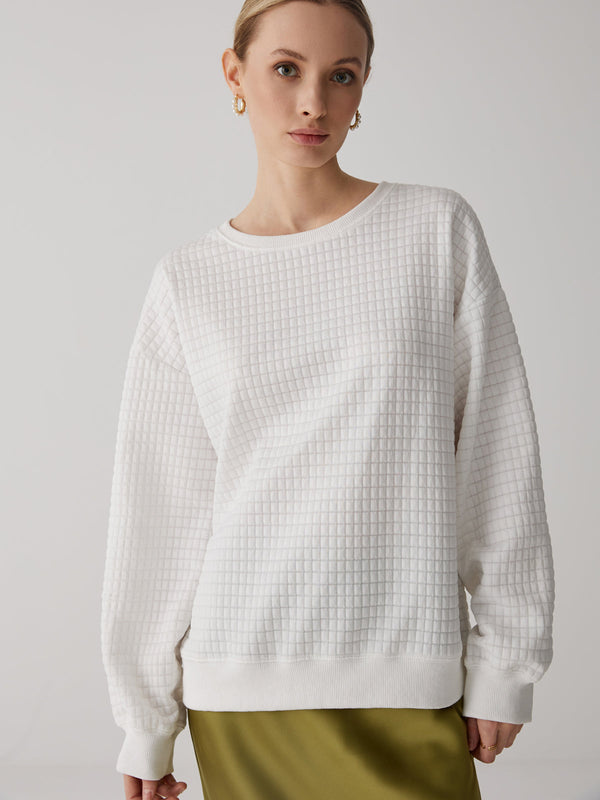 Gweeks - Thermo Grid Sweatshirt - gweeks.com