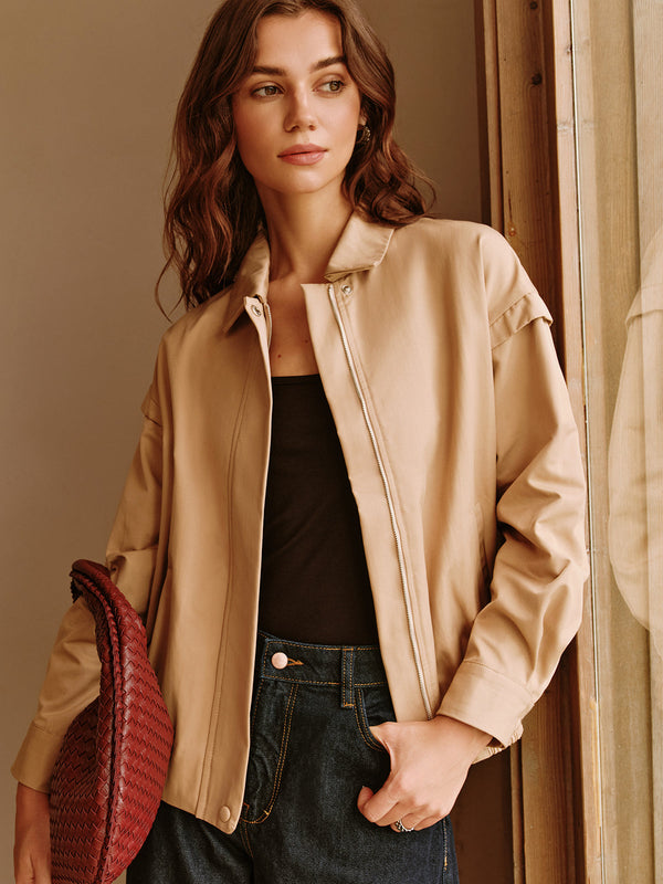 Gweeks - Timeless Beige Ceket - gweeks.com