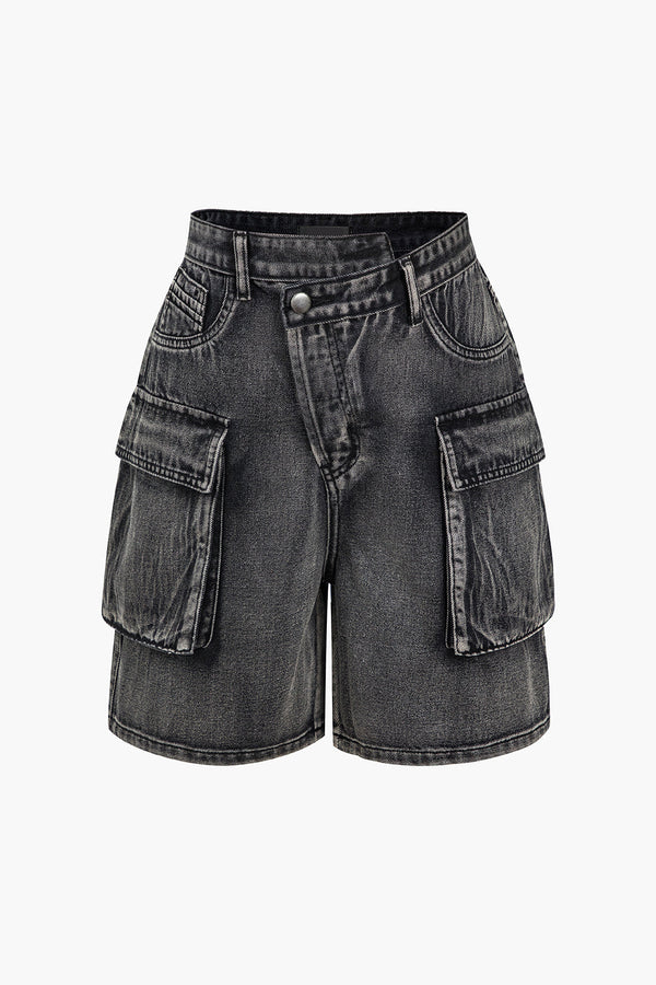 Gweeks - Urban Cargo Denim Şort - gweeks.com