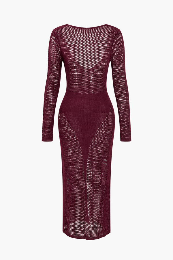 Gweeks - Velvet Aura Mesh Elbise - gweeks.com