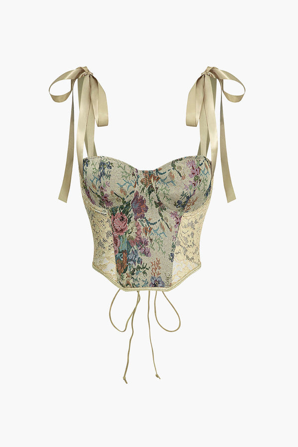Gweeks - Vintage Bloom Korsaj Bluz - gweeks.com